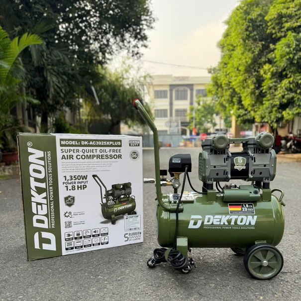 Máy Nén Khí Không Dầu Dekton 25L DK-AC2925XPRO 1.1HP 800W