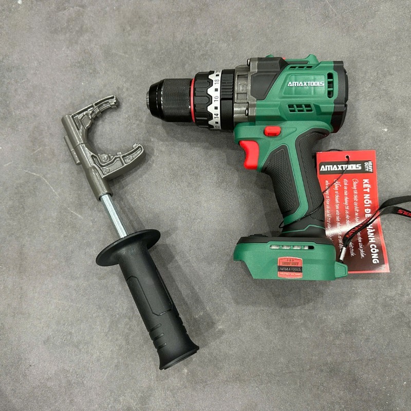 Máy Khoan Pin Không Chổi Than 13mm 4.0Ah 160 Nm Amaxtools AKI16013SM