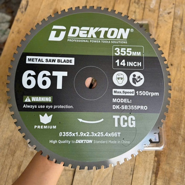 Lưỡi Cắt Hợp Kim Đa Năng Dekton 355MM DK-SB355PRO - Tốc Độ 1500RPM 4