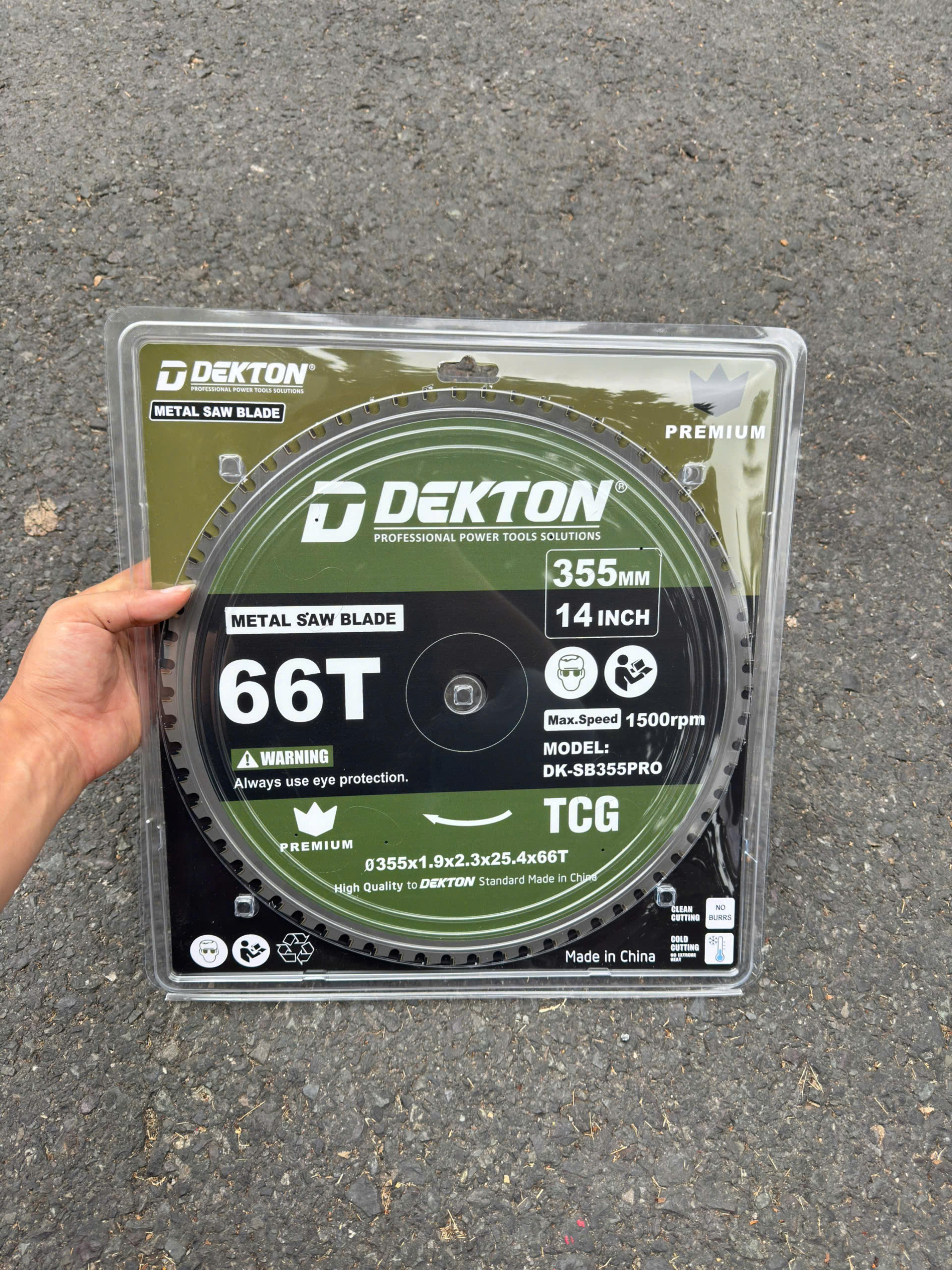 Lưỡi Cắt Hợp Kim Đa Năng Dekton 355MM DK-SB355PRO - Tốc Độ 1500RPM 6