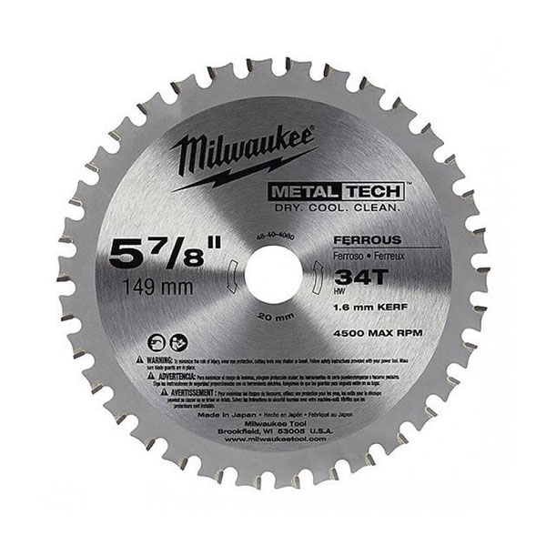 Lưỡi Cắt Kim Loại Milwaukee 48-40-4080 34T 149mm