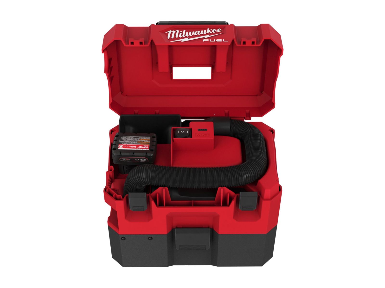 Máy Hút Bụi Khô ướt Milwaukee M12 FVCL-0 Bình 6.1L Lực Hút 105mbar