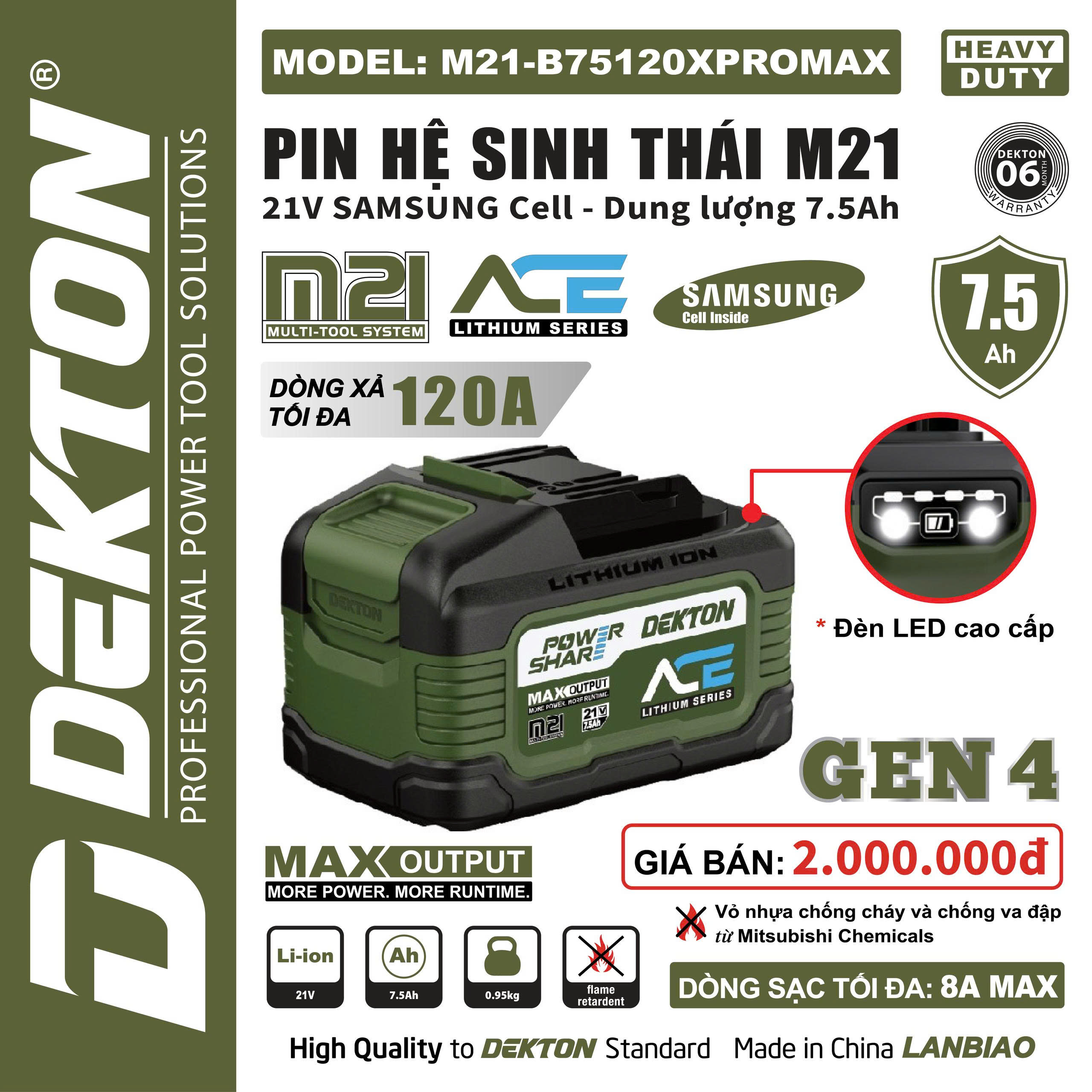 M21-B75120XPROMAX Pin Dekton