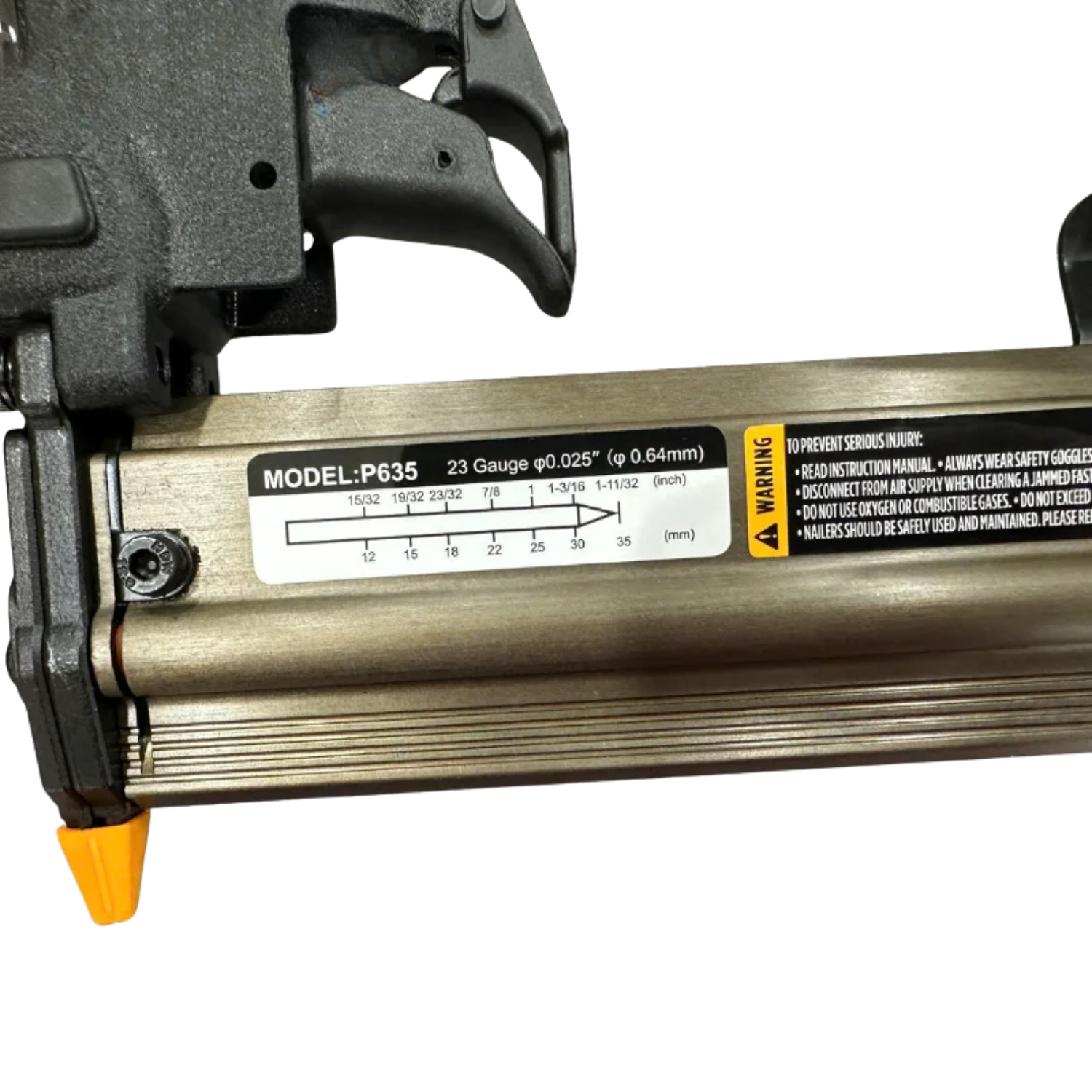 Máy Bắn Đinh Chỉ Hybest P635 23 Gauge 12-35mm Áp Suất 4-7 Bar
