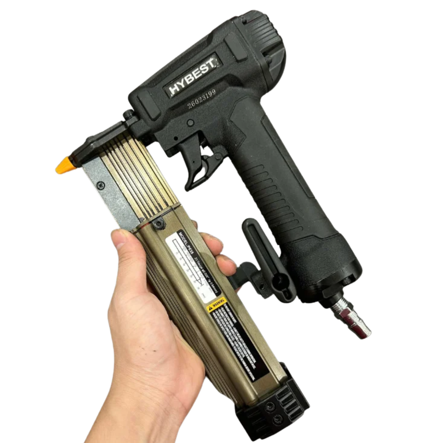 Máy Bắn Đinh Chỉ Hybest P635 23 Gauge 12-35mm Áp Suất 4-7 Bar