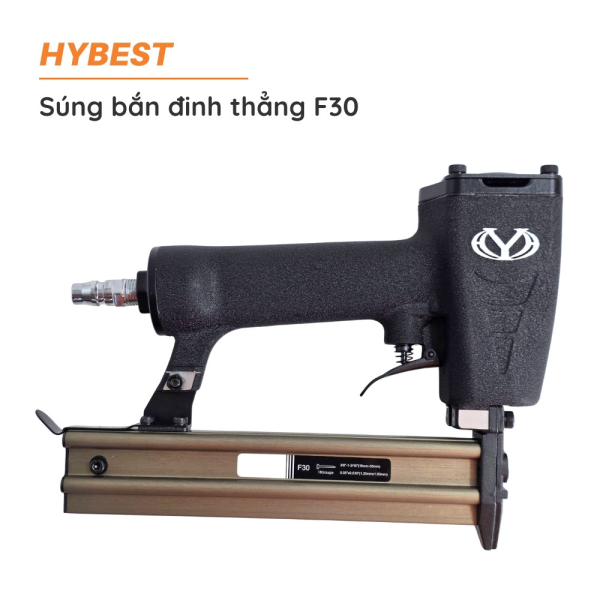 Máy Bắn Đinh Thẳng Hybest F30 - Khí Nén 4-7 Bar, Dùng Đinh F 10-30mm