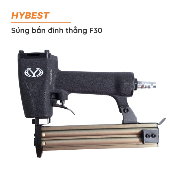 Máy Bắn Đinh Thẳng Hybest F30 - Khí Nén 4-7 Bar, Dùng Đinh F 10-30mm