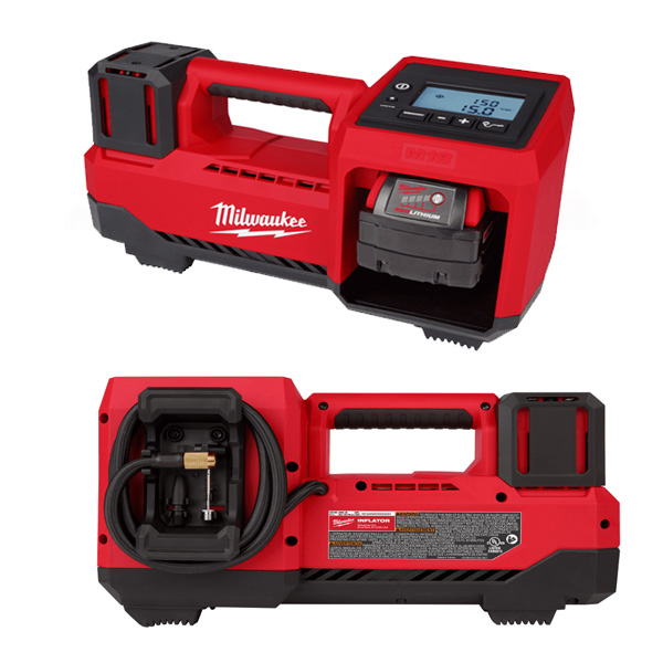 Máy Bơm Hơi Milwaukee M18 BI-0 áp Suất 150psi, Lưu Lượng 40 Lít/phút, Vòi 920mm