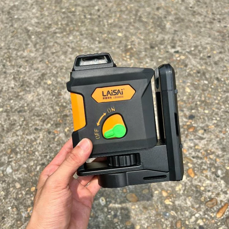 Máy Cân Bằng Laser 5 Tia Xanh LAISAI LSG660S - ±1mm/15m, 1 Ngang 4 đứng, Dọi Tâm