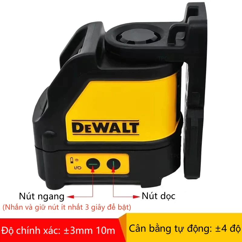 Máy Cân Bằng Laser Dewalt Green Laser 50m – Tia Xanh, Tự Động, Độ Chính Xác Cao