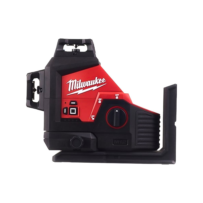 Máy Cân Mực Laser Milwaukee M12 3PL-0C Phạm Vi 38m, Sai Số ±3mm, IP54