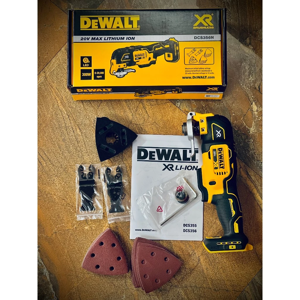 Máy Cắt Rung Đa Năng Dùng Pin DeWALT DCS356N 20V Max – Không Chổi Than