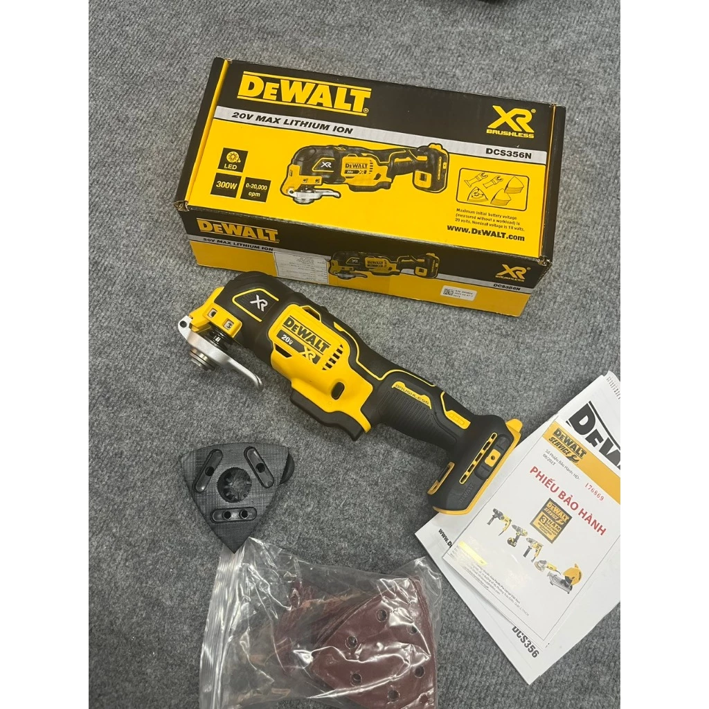 Máy Cắt Rung Đa Năng Dùng Pin DeWALT DCS356N 20V Max – Không Chổi Than