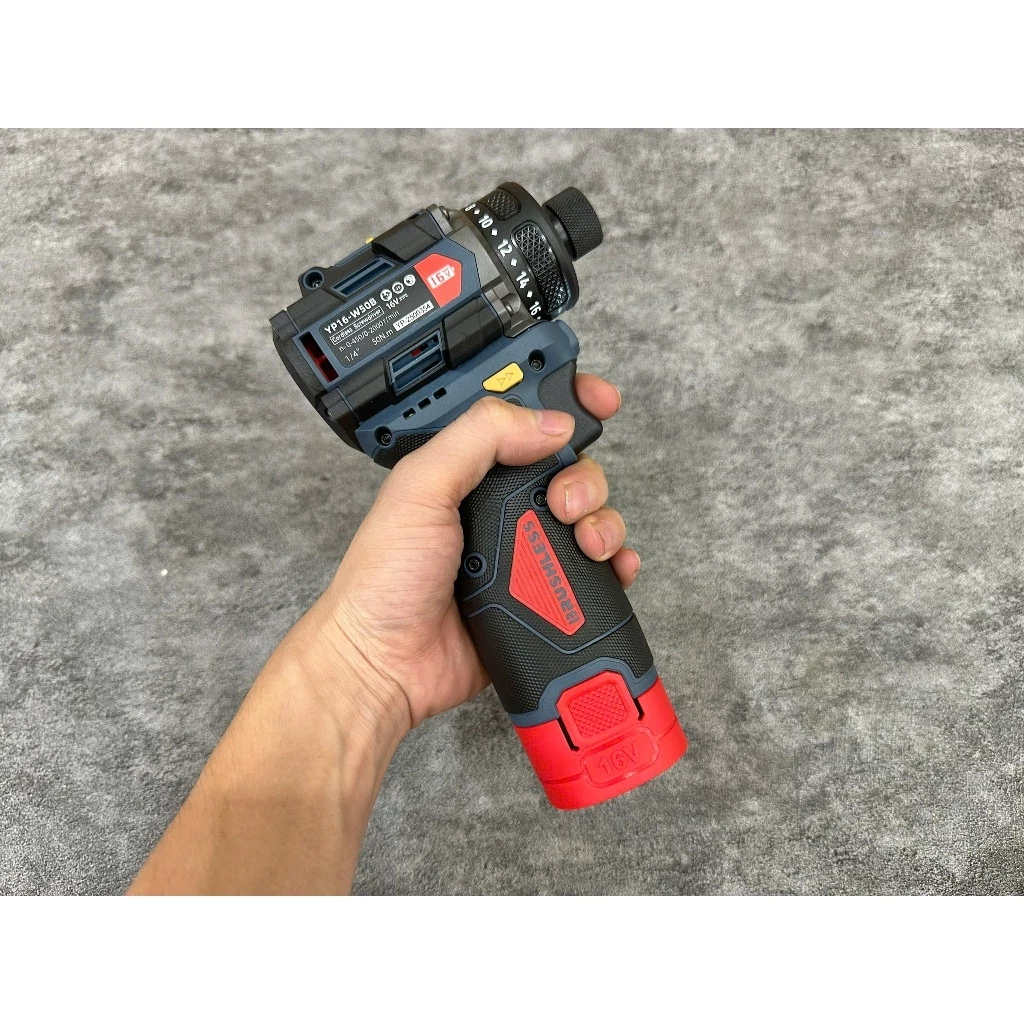 Máy Chuyên Vít YUPAI 50Nm 16V YP16 W50B Chính Hãng, Động Cơ Không Chổi Than
