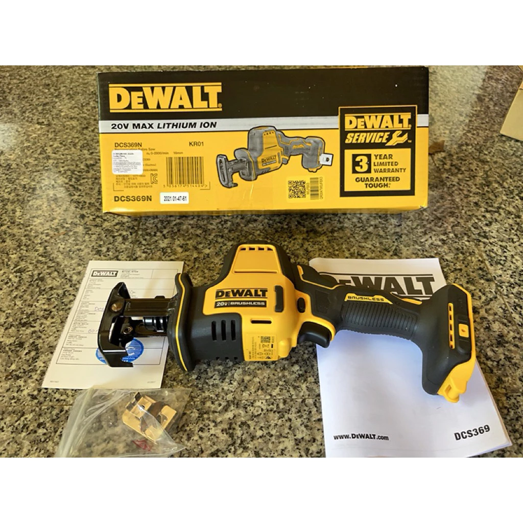 Máy Cưa Kiếm Dùng Pin DEWALT DCS369D2 20V MAX – Kèm 2 Pin 2.0Ah Chính Hãng