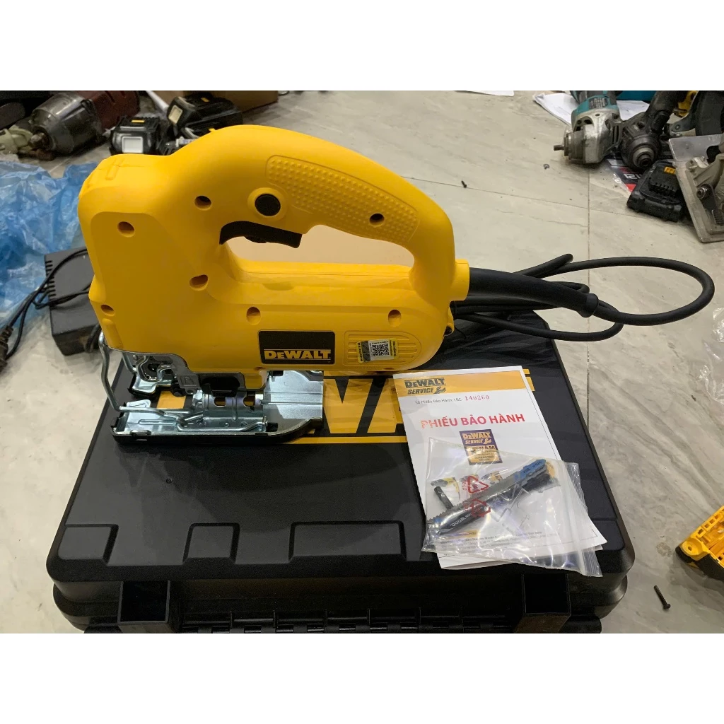 Máy Cưa Lọng Dewalt DWE341-B1 550W Chính Hãng – Cưa Gỗ, Kim Loại