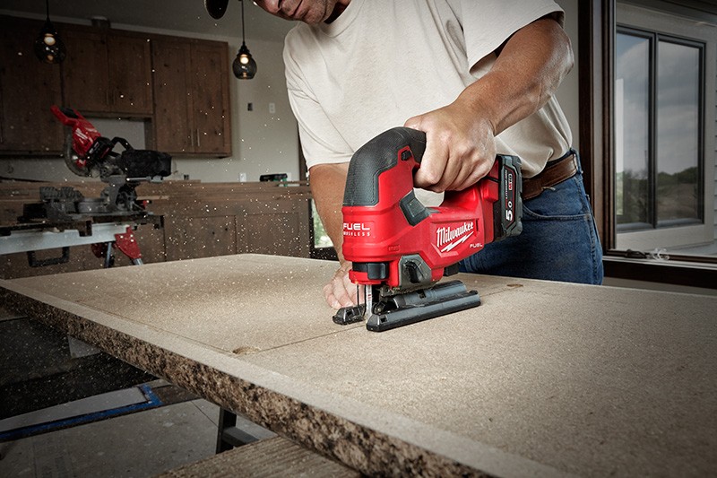Máy Cưa Sọc Milwaukee M18 FJS-0X Cắt Gỗ 100mm Tốc độ 0-3.500 L/p