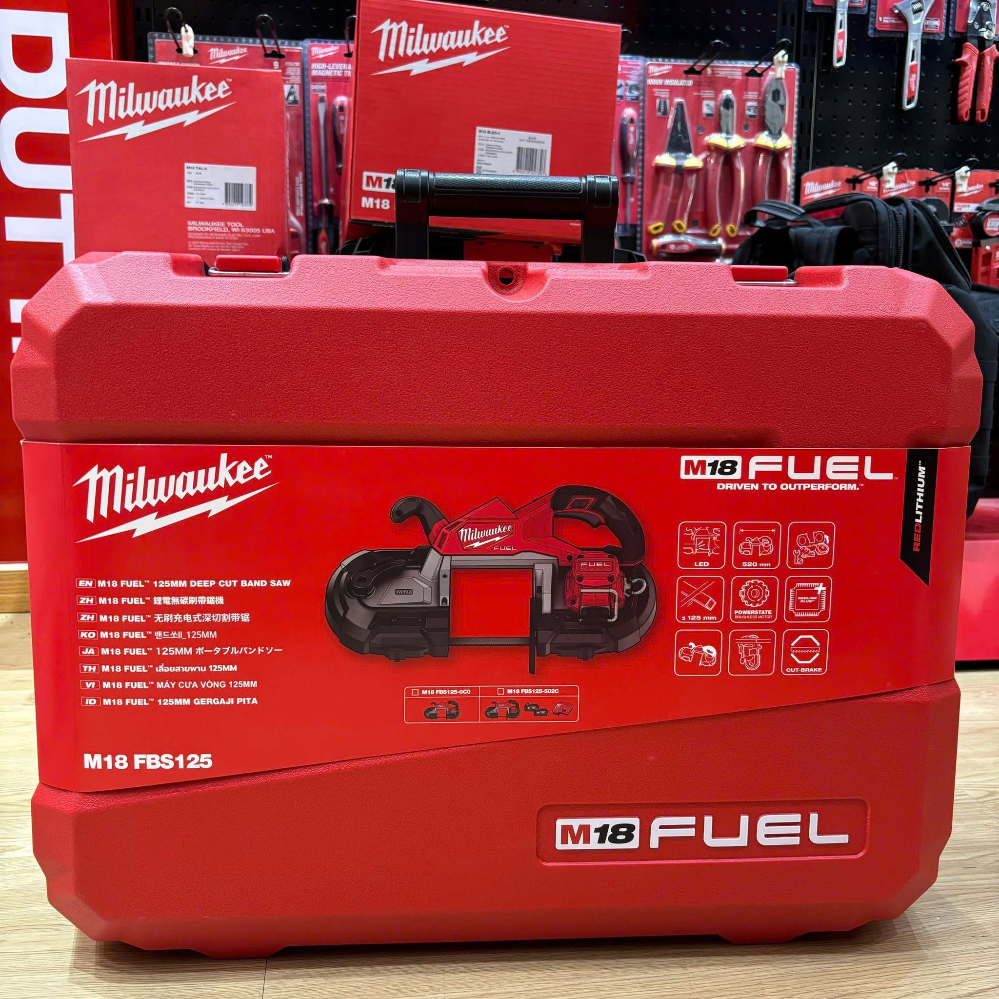 Máy Cưa Vòng Milwaukee M18 FBS125-0 Cắt 125x125mm 5 Tốc độ