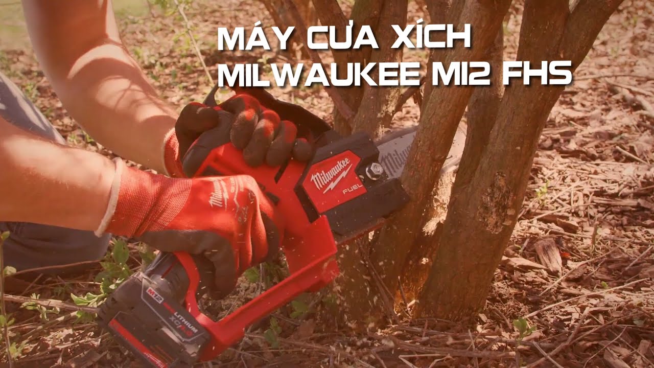 Máy Cưa Xích Milwaukee M12 FHS-0X - Lam 152mm, Cắt 140mm, Tốc độ 5m/s