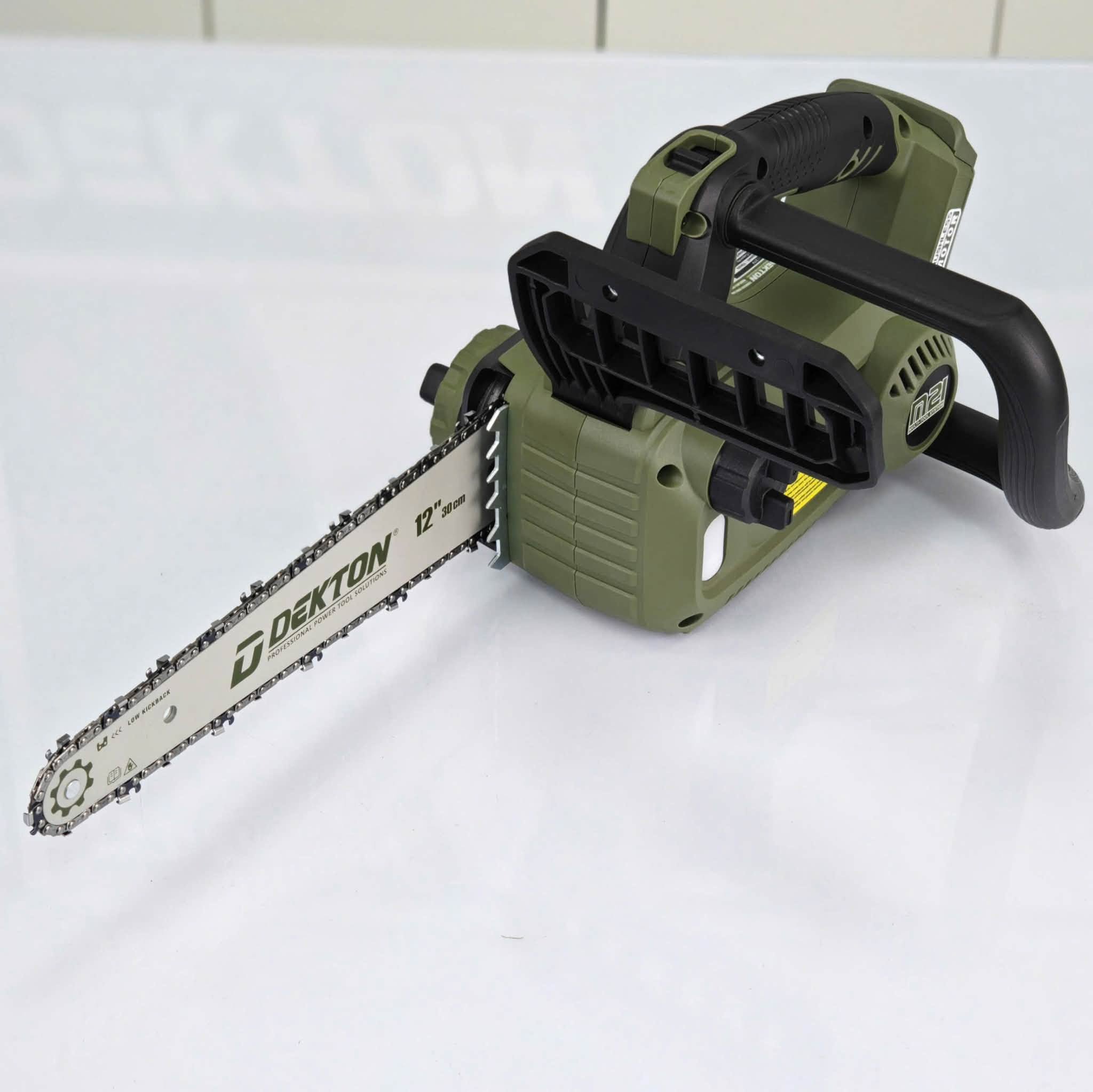 Máy Cưa Xích Pin 21V Dekton M21-CX12XPRO, Động Cơ Không Chổi Than