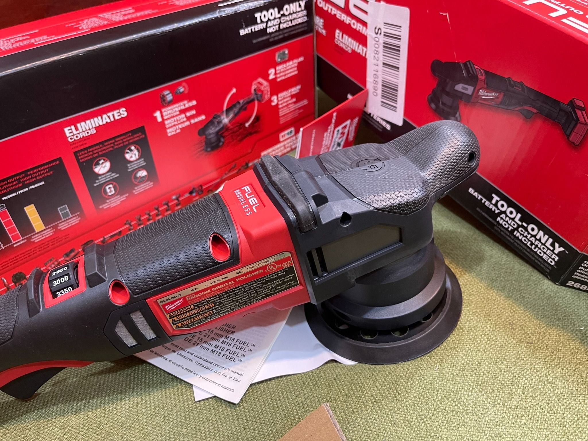 M&aacute;y đ&aacute;nh B&oacute;ng Lệch T&acirc;m Milwaukee M18 FROP15-0