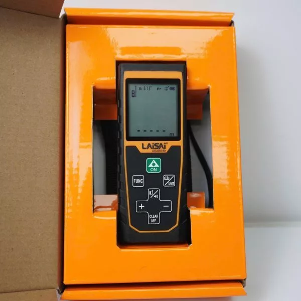 Máy đo Khoảng Cách Tia Xanh 80m LAISAI LSG2003-80, Chính Xác ±1mm, đo Góc 360°