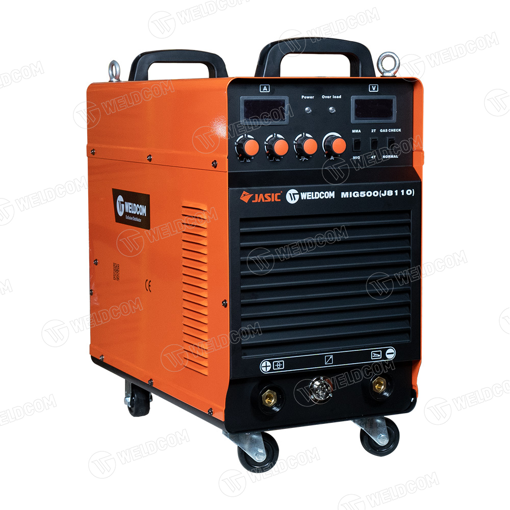 Máy Hàn Bán Tự Động MIG Jasic MIG500 J8110 380V, Dây 1.0-1.6mm, Hàn 5-20mm, Cáp 20m