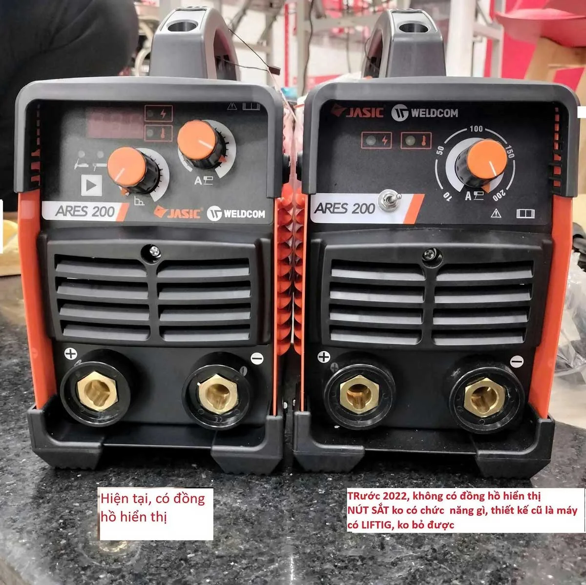 máy hàn que asic Ares 200 sử dụng công nghệ inverter IGBT, linh kiện chính hãng, lắp đặt theo tiêu chuẩn quốc tế