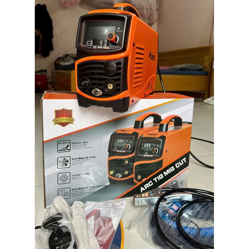 Máy Hàn Que Inverter Jasic ARC 250V Chống Giật, Hàn Que 2.0-5.0mm, Hàn 3.2mm