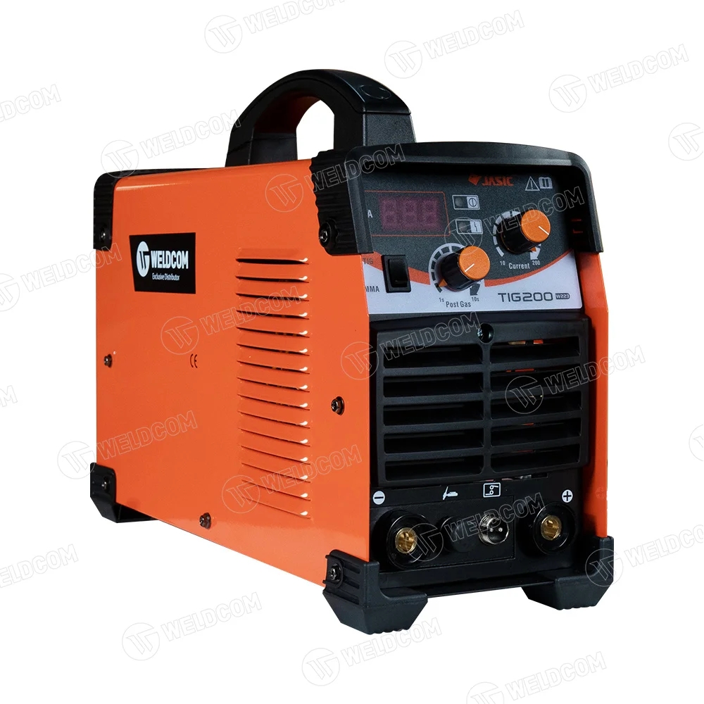 Máy Hàn TIG, Que Jasic TIG 200A W223 Chính Hãng, Hàn TIG Inox 0.5-5mm Kèm Súng WP26 4m