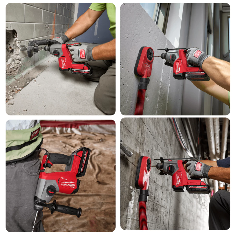 Máy Khoan Búa Milwaukee M18 FHAC16-0X0 Lực đập 1.7J, Khoan Bê Tông 16mm