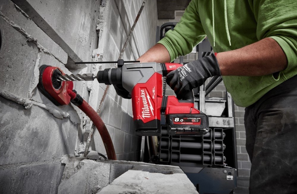 Máy Khoan Búa Milwaukee M18 FHPX-0X0 - Lực đập 5J, Khoan Bê Tông 32mm