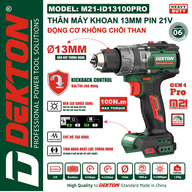 M21-ID13100PRO (Xanh)