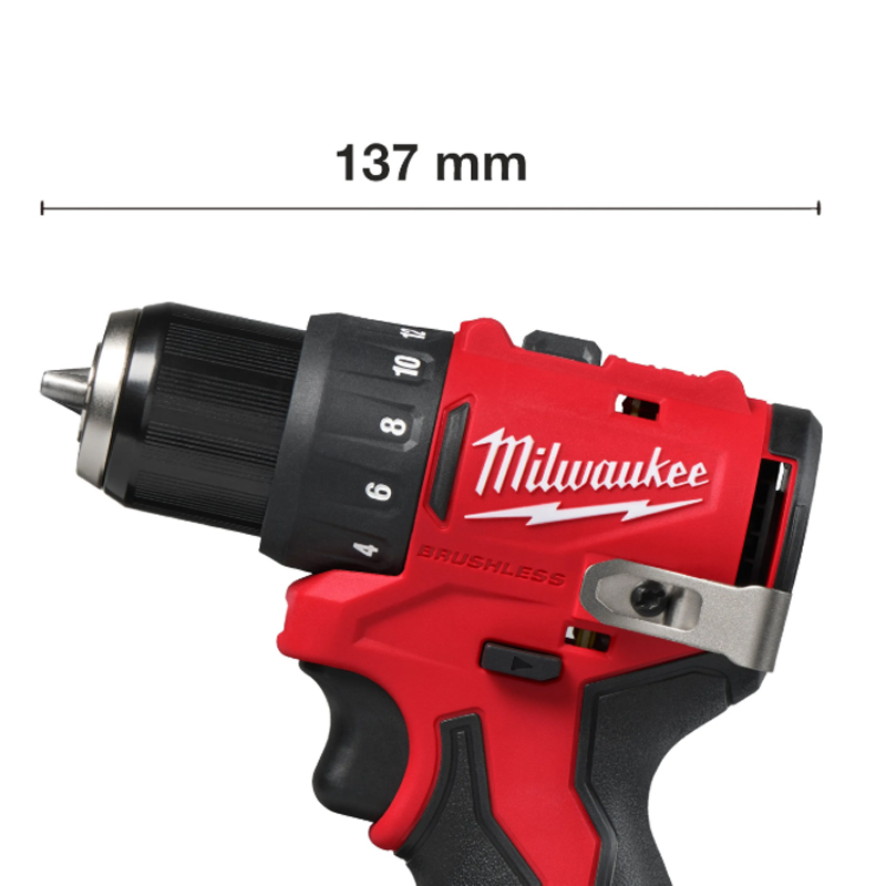Máy Khoan động Lực 12V Milwaukee M12 BLPDRC-0 (Thân Máy, Không Chổi Than)