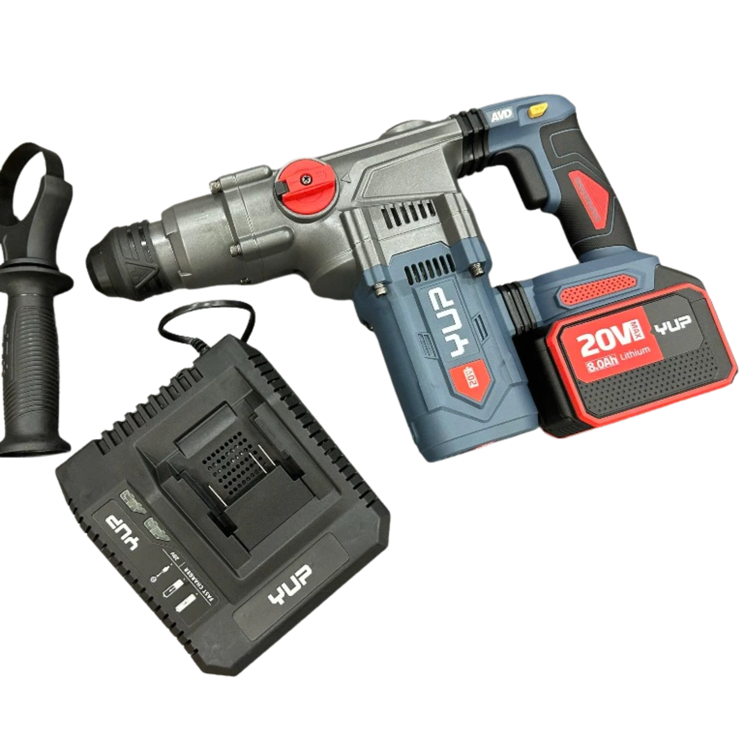Máy Khoan Đục Bê Tông Pin 20V Yupai YP20-H35A Lực Đập 7J, Động Cơ Không Chổi Than