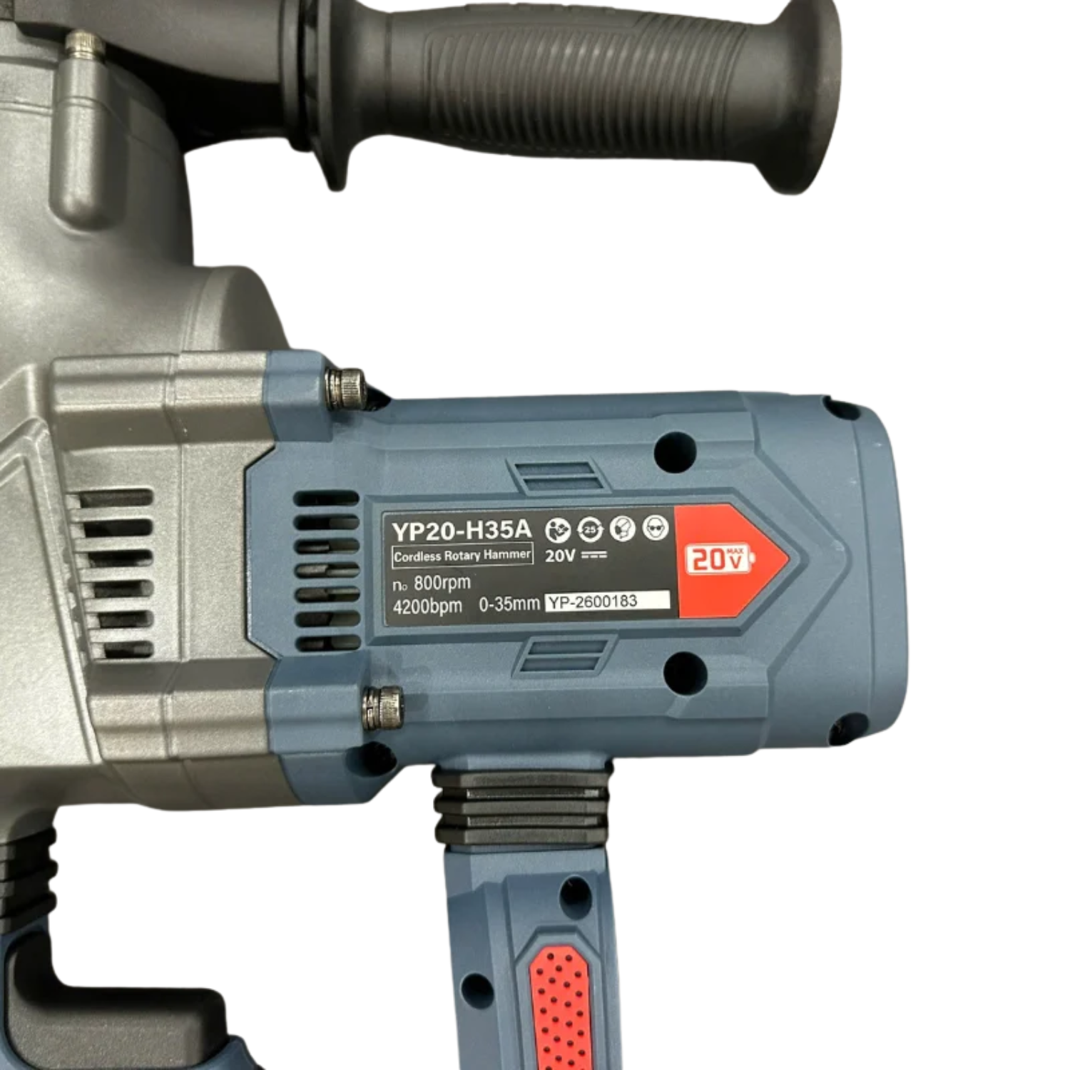 Máy Khoan Đục Bê Tông Pin 20V Yupai YP20-H35A Lực Đập 7J, Động Cơ Không Chổi Than