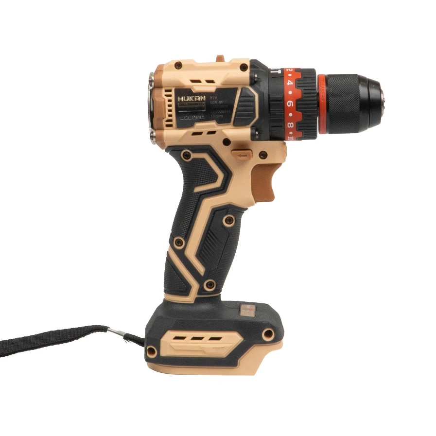 Máy Khoan Pin HUKAN GC-DL1050-Z3, Đầu 10mm 3 Chức Năng - Lực Siết 50Nm Không Chổi Than