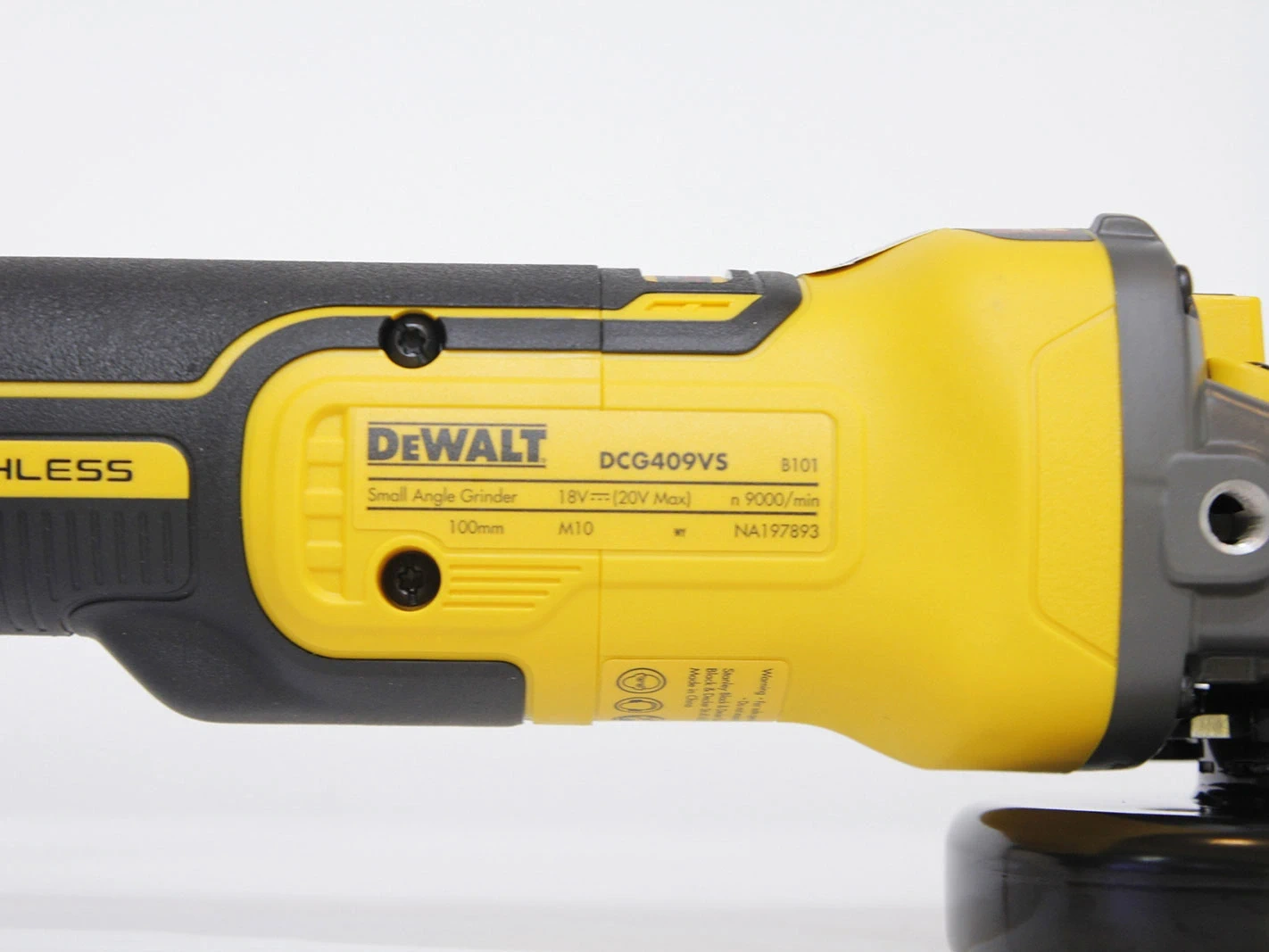 Máy Mài Góc 100mm Dùng Pin 20V Dewalt DCG409VSN-B1 Có Chỉnh Tốc Độ