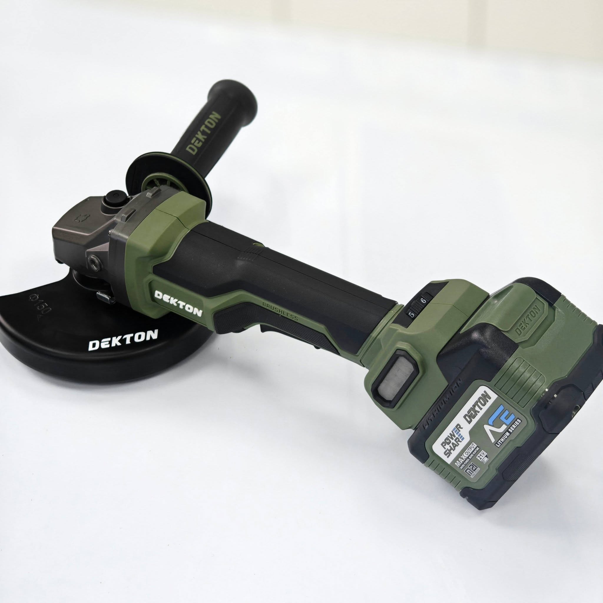 Máy Mài Góc Dekton 150mm Pin 21V AG150XPROMAX, Tốc Độ 8500PRM