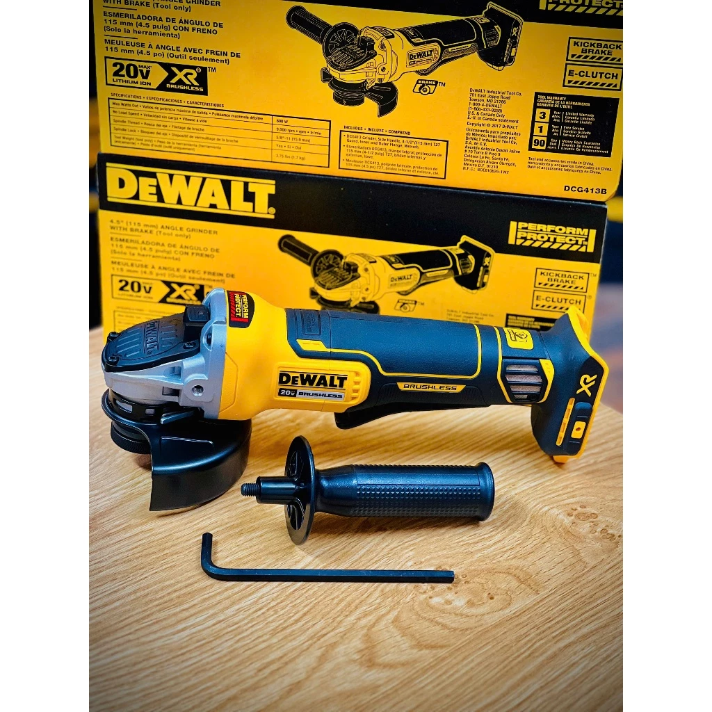 Máy Mài Góc Dùng Pin Dewalt DCG413B 20V Max 9000 Vòng Phút Cốt M14 – Chính Hãng, Chưa Pin Sạc