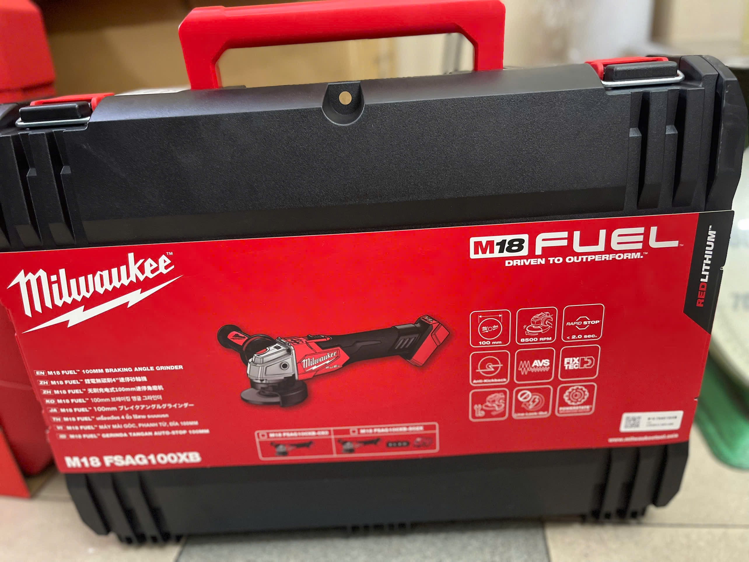 Máy Mài Góc Milwaukee M18 FSAG100XB-0X0 Lưỡi 100mm, Tốc độ 8.500 Vòng/phút