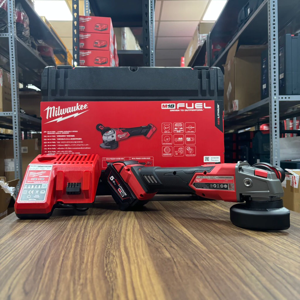 Máy Mài Góc Milwaukee M18 FSAGV100XB-0X0 ASIA Lưỡi 100mm, 5 Cấp Tốc độ