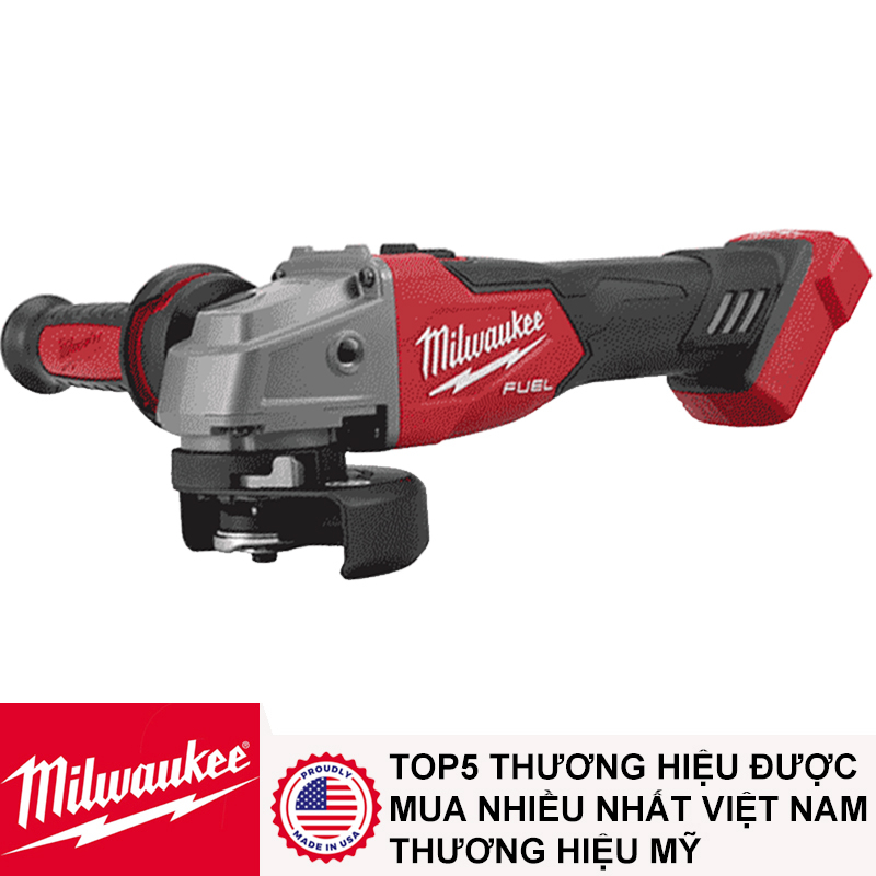 Máy Mài Góc Milwaukee M18 FSAGV100XPDB-0X0, Lưỡi 100mm, Phanh RAPIDSTOP