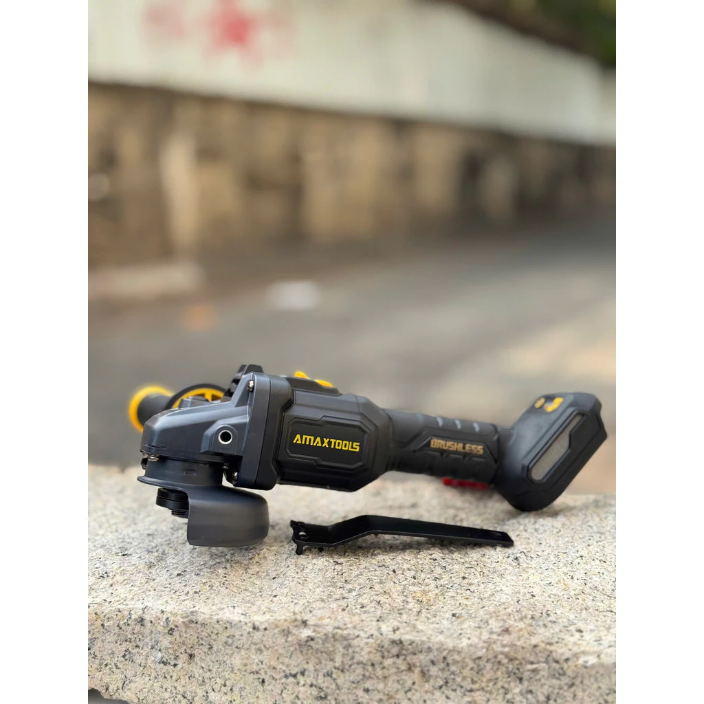 Máy Mài Góc Pin 21V 100mm Amaxtools AM100SM, Công Suất 1100W, Không Chổi Than