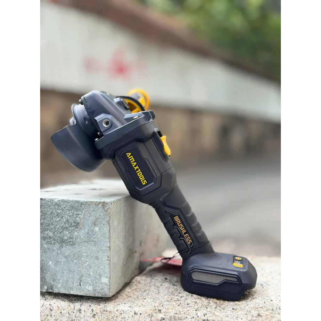 Máy Mài Góc Pin AMAXTOOLS AM100-SM Công Suất 1100W, Đá 100mm
