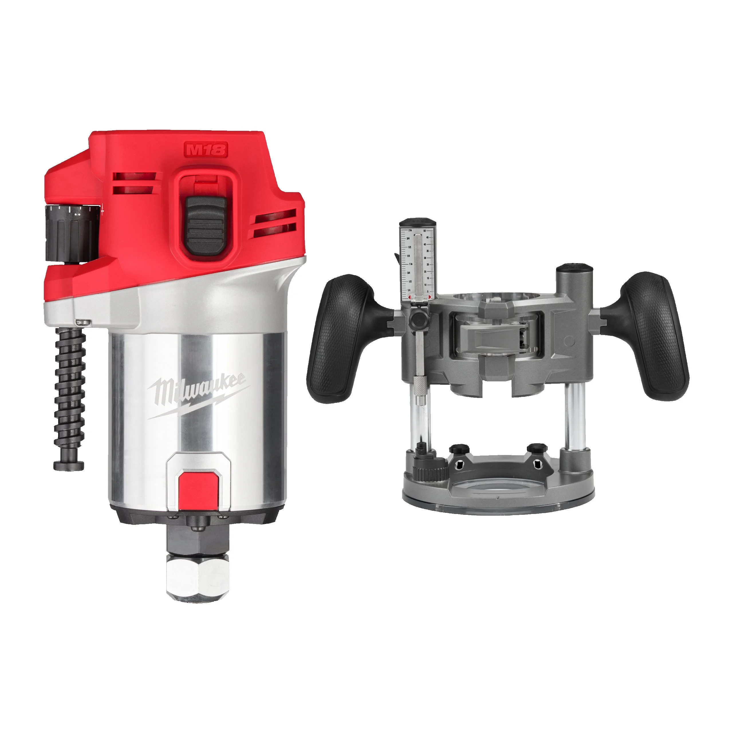 Máy Phay Milwaukee M18 FR12-0X0 - Không Chổi Than, Mũi 63mm, Kẹp 1/4-1/2 Inch