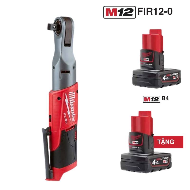 Máy Siết Bu Lông Góc Milwaukee M12 FRAIWF12-0B 1/2 Inch, Lực Siết Tối đa 270Nm