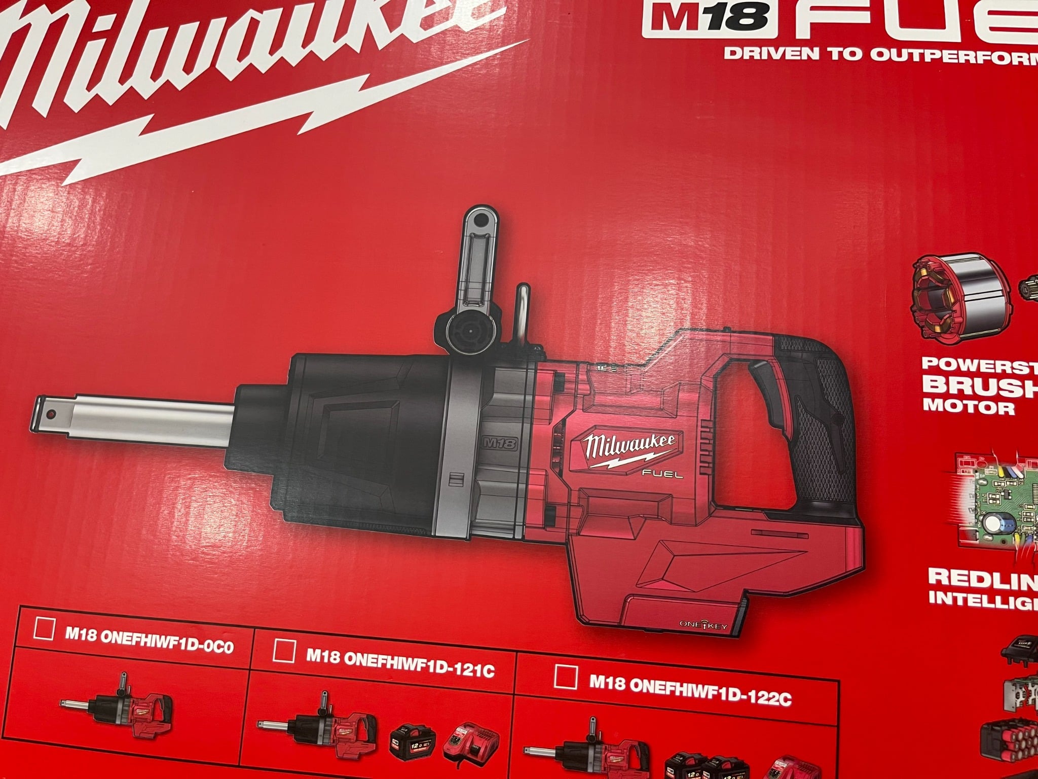 Máy Siết Bu Lông Milwaukee M18 ONEFHIWF1D-0C0 1 Inch, Lực Siết 2.576Nm