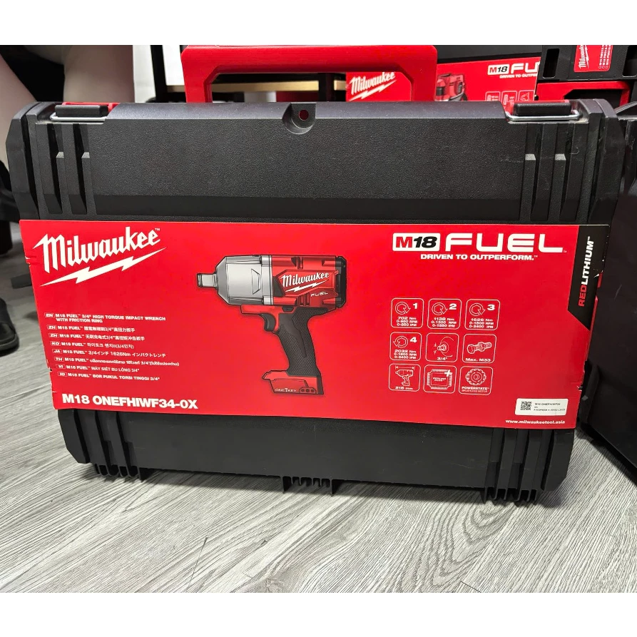 Máy Siết Bu Lông Milwaukee M18 ONEFHIWF34-0X 3/4 Inch, Lực Tháo 2.030Nm