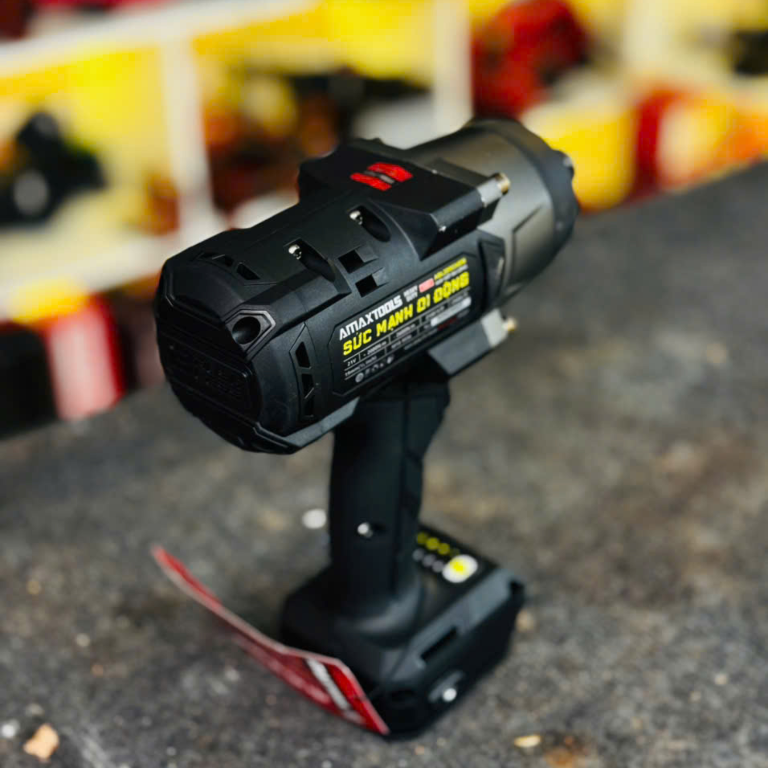 Máy Siết Bulong 2000Nm Dùng Pin 21V AMAXTOOLS ABL200034SM, Không Chổi Than
